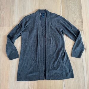 Karen Scott Dark Gray Cardigan Sweater Size XL
